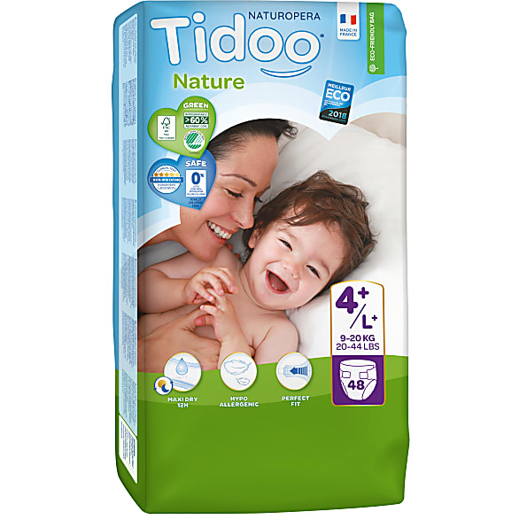 Tidoo Nature 48 Couches Ecologiques MAXI+ (T4+) - 9/20kg