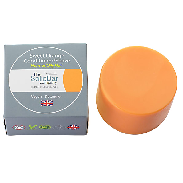 The Solid Bar Company Apres-Shampooing Orange Douce 45 Lavages (Gras)