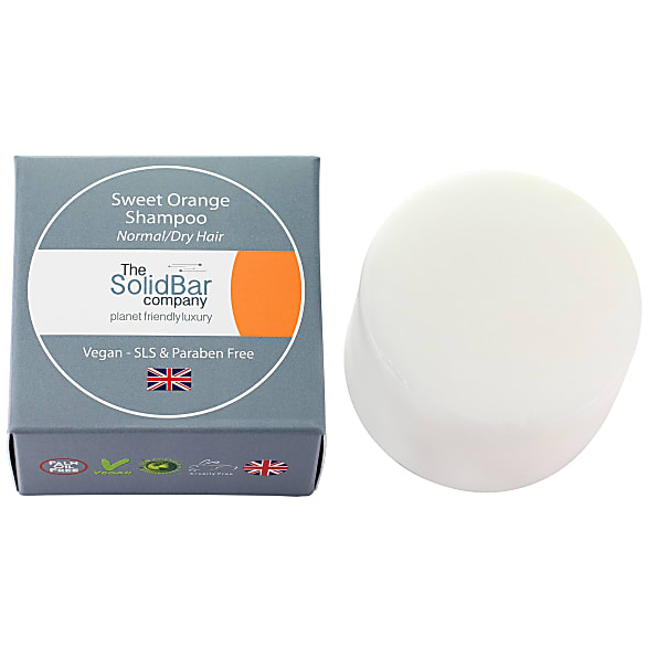 The Solid Bar Company Shampooing Orange Douce 20 Lavages (Normaux &...