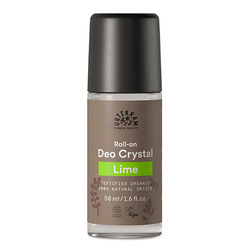 Urtekram - Deodorant Crystal Roll-On - Citron Vert - 50 ml
