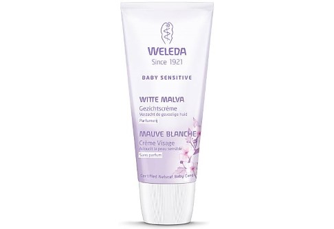 Weleda - Crème Visage Bébé à la Mauve Blanche