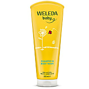 Weleda - Shampoing et Crème de Douche pour Bébé au Calendula