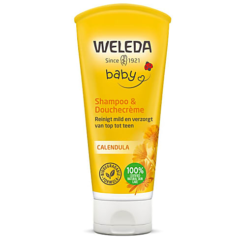 Weleda - Shampoing et Crème de Douche pour Bébé au Calendula
