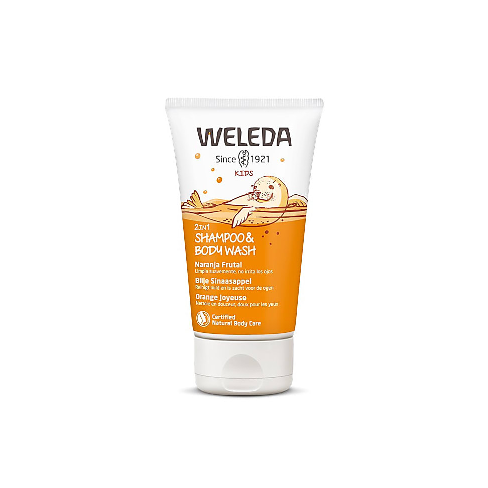 Weleda Creme de Douche 2 en 1 Enfants - Orange fruitee