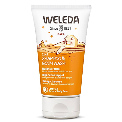 Weleda Crème de Douche 2 en 1 Enfants - Orange fruitée