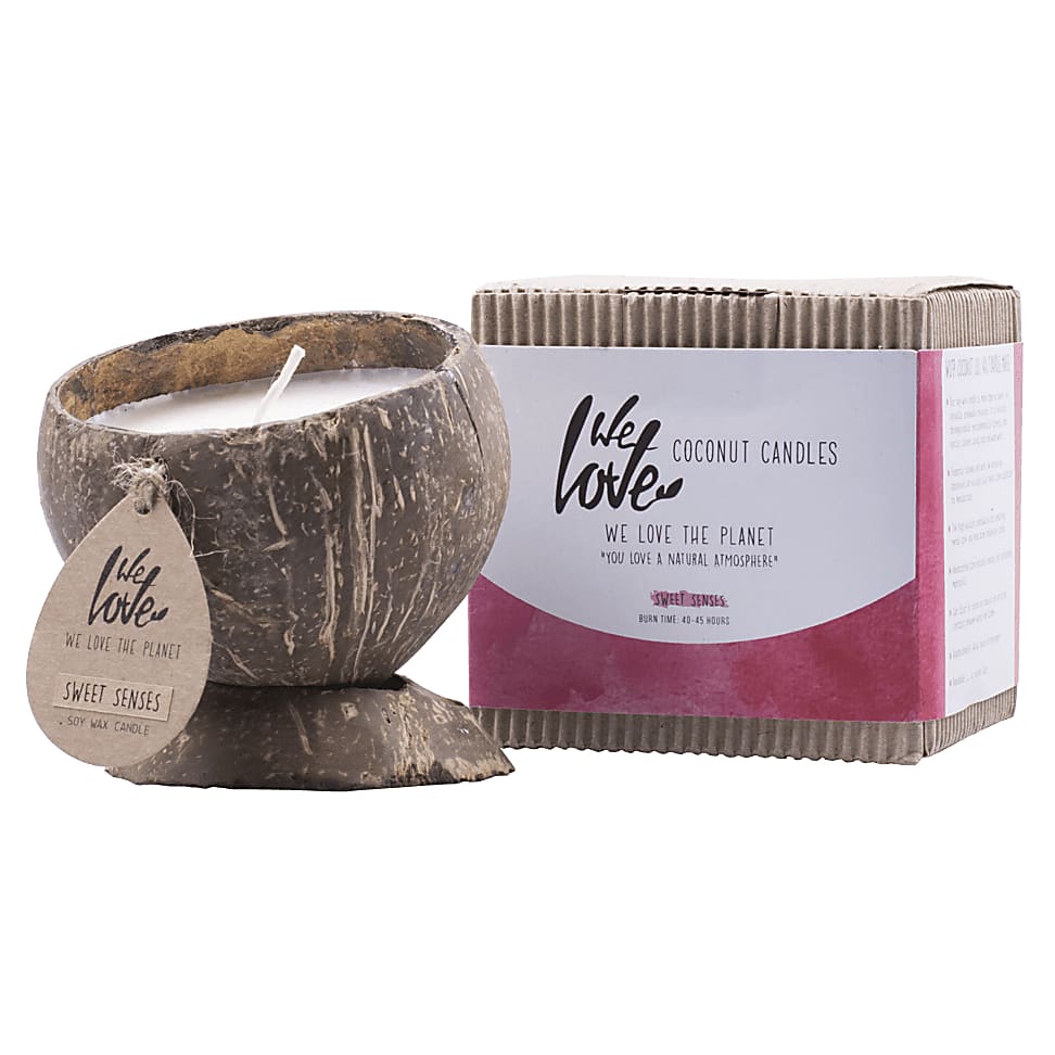 We Love The Planet Bougie Noix de Coco Menthe & Pamplemousse