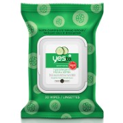 Yes To Cucumbers - Lingettes Visage Nettoyantes et Apaisantes