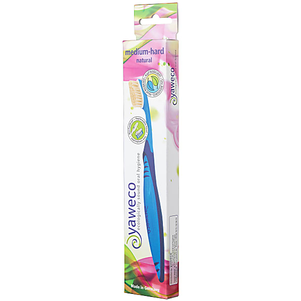 Yaweco Brosse à Dents Poils Naturels Hard