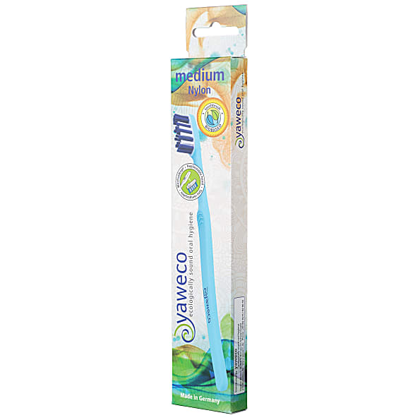 Yaweco Brosse à Dents Poils Naturels Medium
