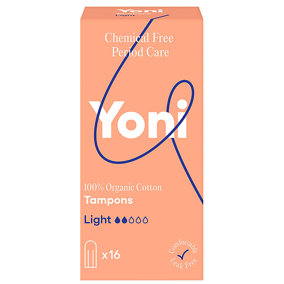 Yoni Tampons en Coton Bio - Light (16 tampons)