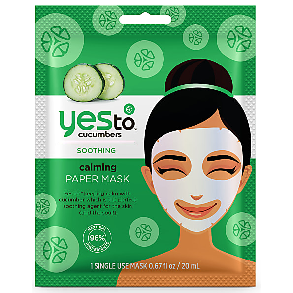 Yes to Cucumbers Masque en Papier Apaisant