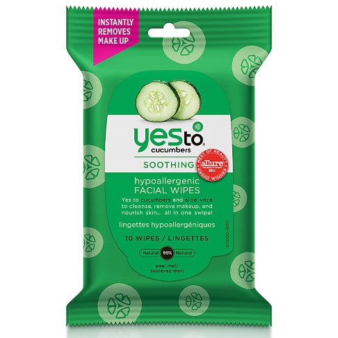 Yes to Cucumbers Lingettes de Voyage (paquet de 10)