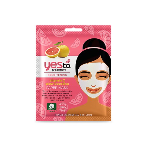 Yes to Grapefruit Pore Perfection Masque en Papier - Usage Unique
