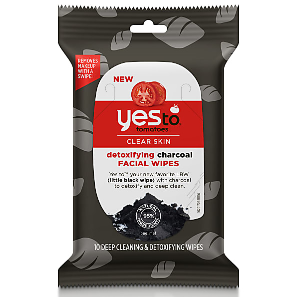 Yes to Tomatoes Lingettes Detoxifiantes au Charbon de Bois - Format...