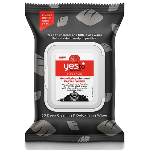 Yes to Tomatoes Lingettes Visage au Charbon de Bois
