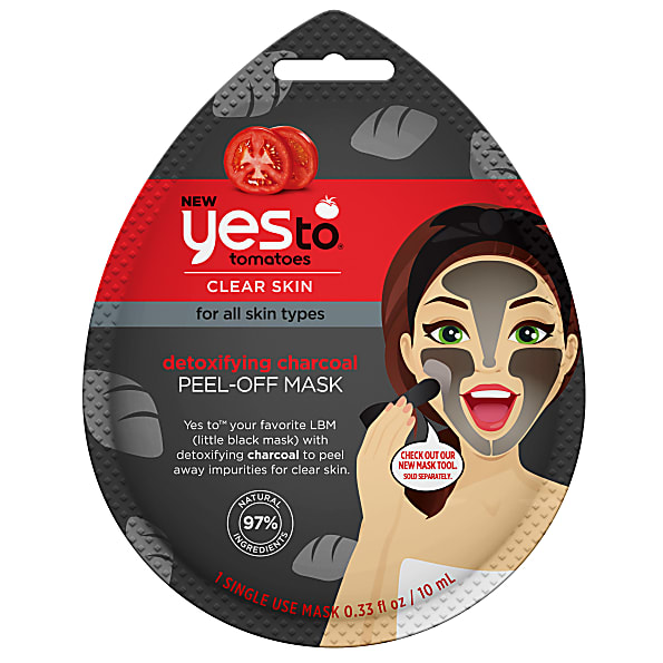 Yes To Tomatoes Masque Visage au Charbon de Bois - Usage Unique