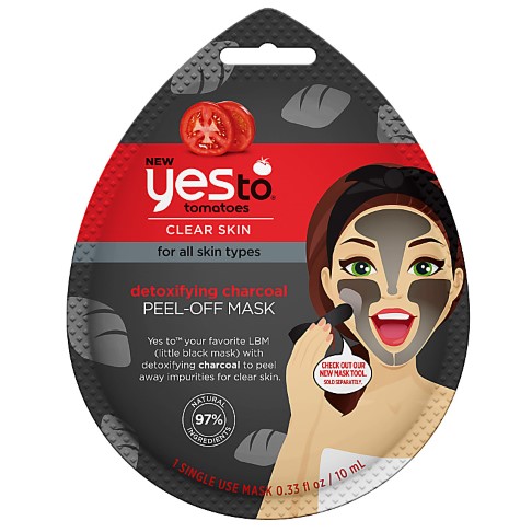 Yes To Tomatoes Masque Visage au Charbon de Bois - Usage Unique