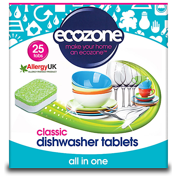 Ecozone - Tablettes Lave-vaisselle All in One (25 tablettes)