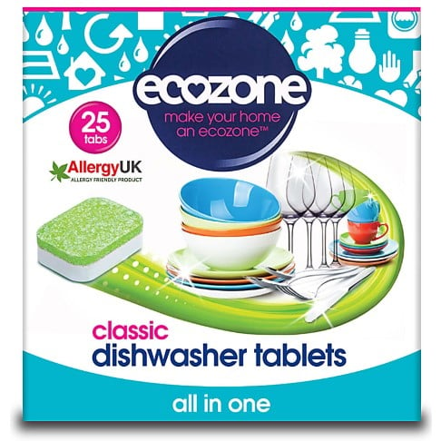 Ecozone - Tablettes Lave-vaisselle All in One (25 tablettes)