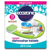 Ecozone - Tablettes Lave-vaisselle All in One (72 tablettes)