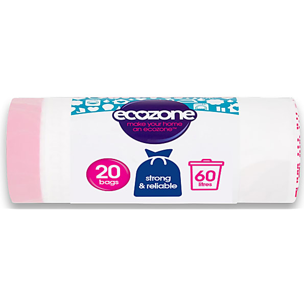 Ecozone Sacs à Ordures Biodegradables 60L