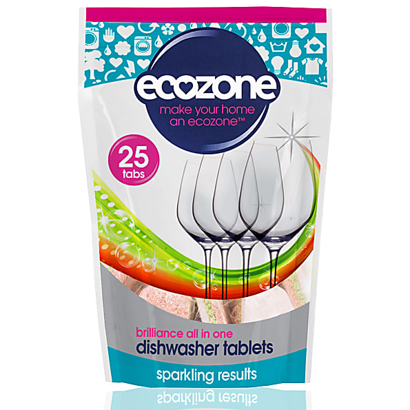Ecozone - Tablettes lave-vaisselle Brillance - 25 tablettes