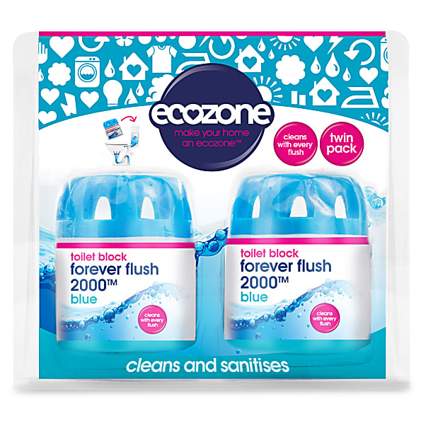 Ecozone Desodorisant wc Bleu - Duo Pack