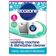 Ecozone Tablettes Nettoyantes Lave-Vaisselle & Lave-Linge Eucalyptus (6pc)