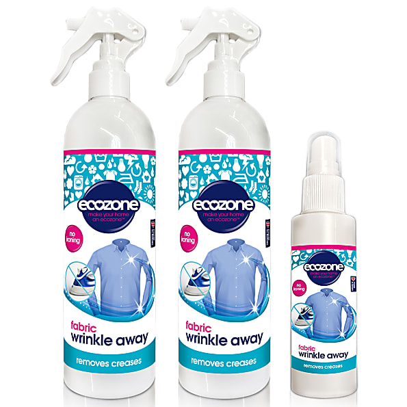 Ecozone Fabric Wrinkle Away Bundle - Sans Parfum